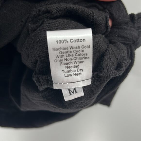 WILT Women's Side Tie Tank Top - Black - Medium - New with tags - Picture 5 of 7